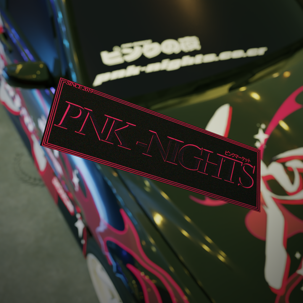 PNK Nights OG Slap Sticker