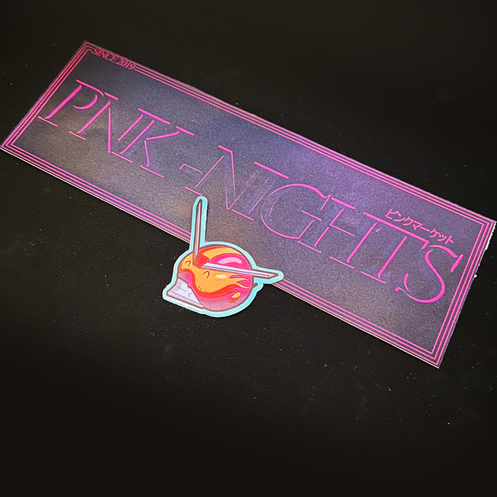 PNK Nights OG Slap Sticker